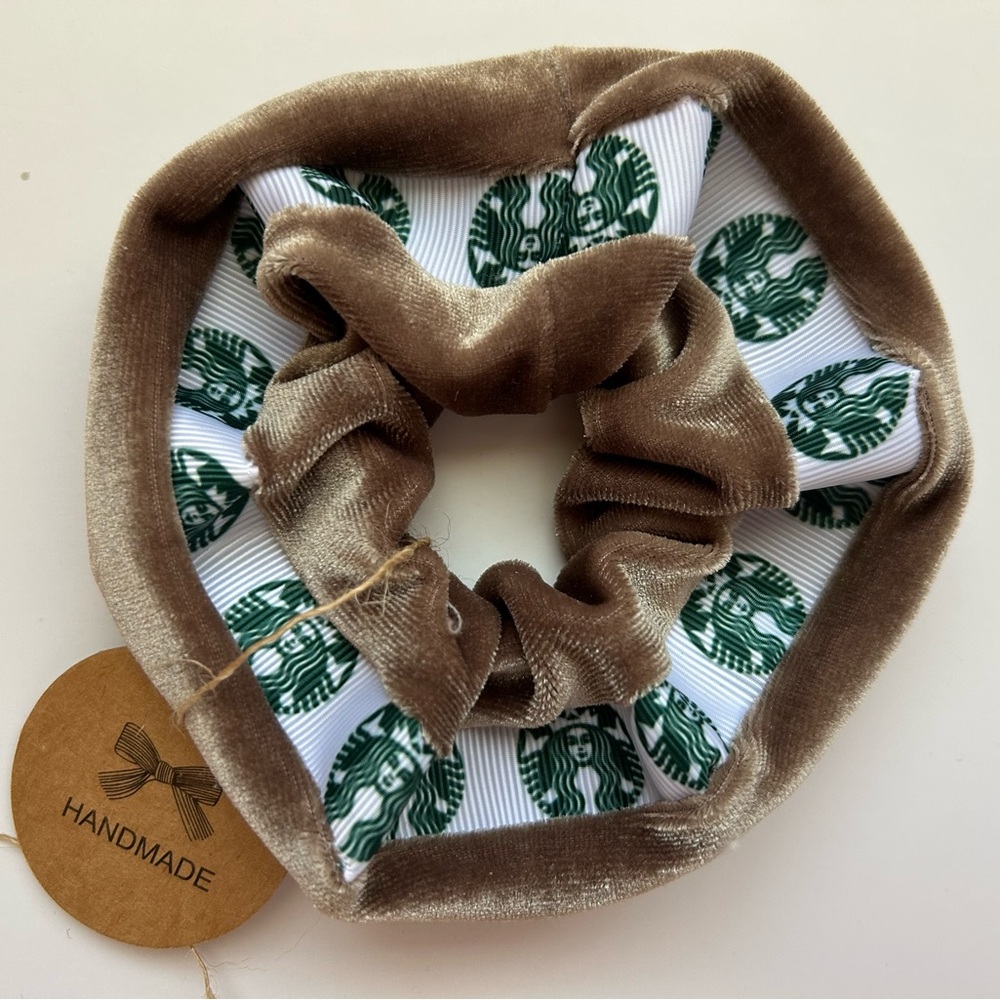 FREE Starbucks logo ponytail holder hair accessory